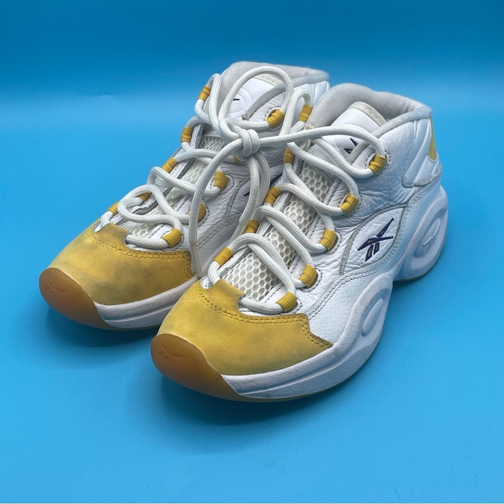 Reebok Question Mid "Yellow Toe" - Picture 4 of 4
